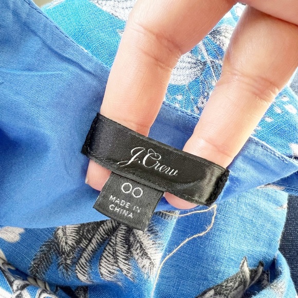 J.Crew Italian Linen Wide-Leg Pants
Size 00 High Rise In Ratti Tropical - Picture 2 of 13